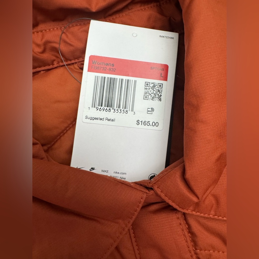 Nike Women's Essential Sportswear Quilted Trench Size Small Medium Large$165 - Picture 9 of 9